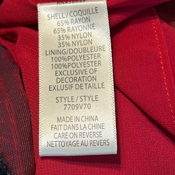 Max Studio Velvet Halter Top Red Black Pattern Sleeveless Lined Tunic Tank - Picture 6 of 7